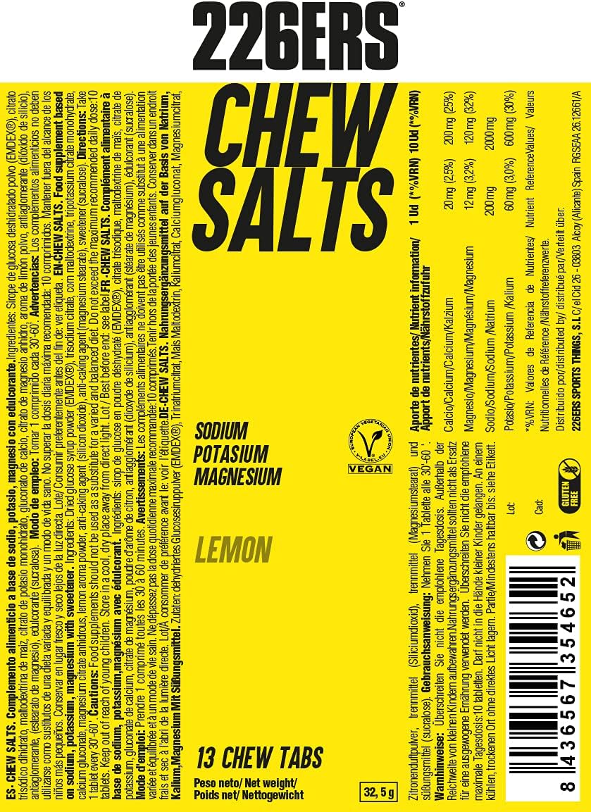 226ERS Hydrazero Chew Salts 13Tabs/32.5g - Lemon - Image 3