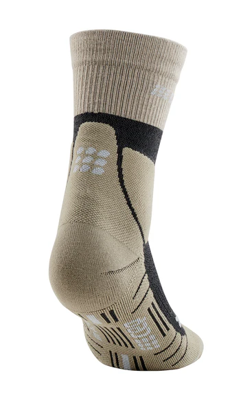 CEP Men's Hiking Merino Mid-Cut Socks - Sand/Grey ( WP3CH4 ) - Image 4