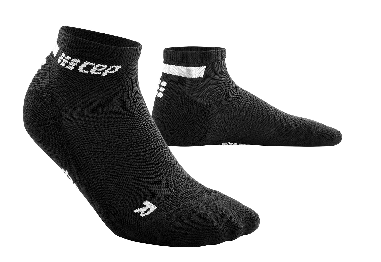 CEP Men's The Run Socks Low Cut V4 - Black - Image 3