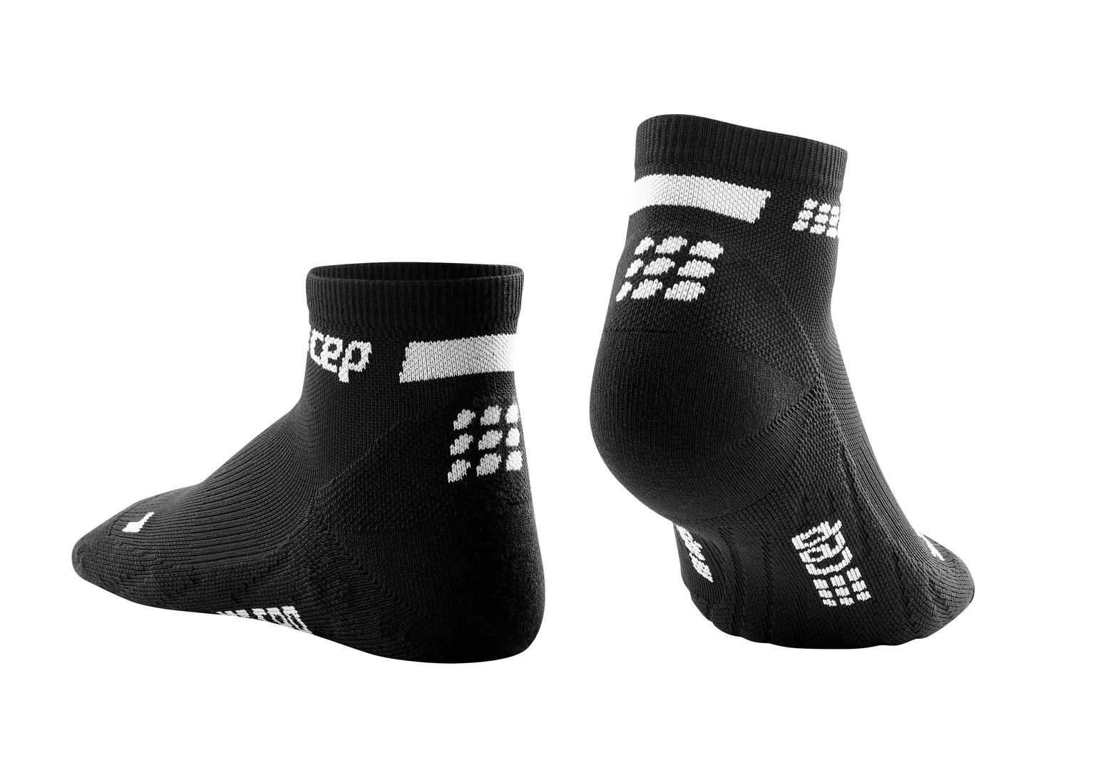CEP Men's The Run Socks Low Cut V4 - Black - Image 4