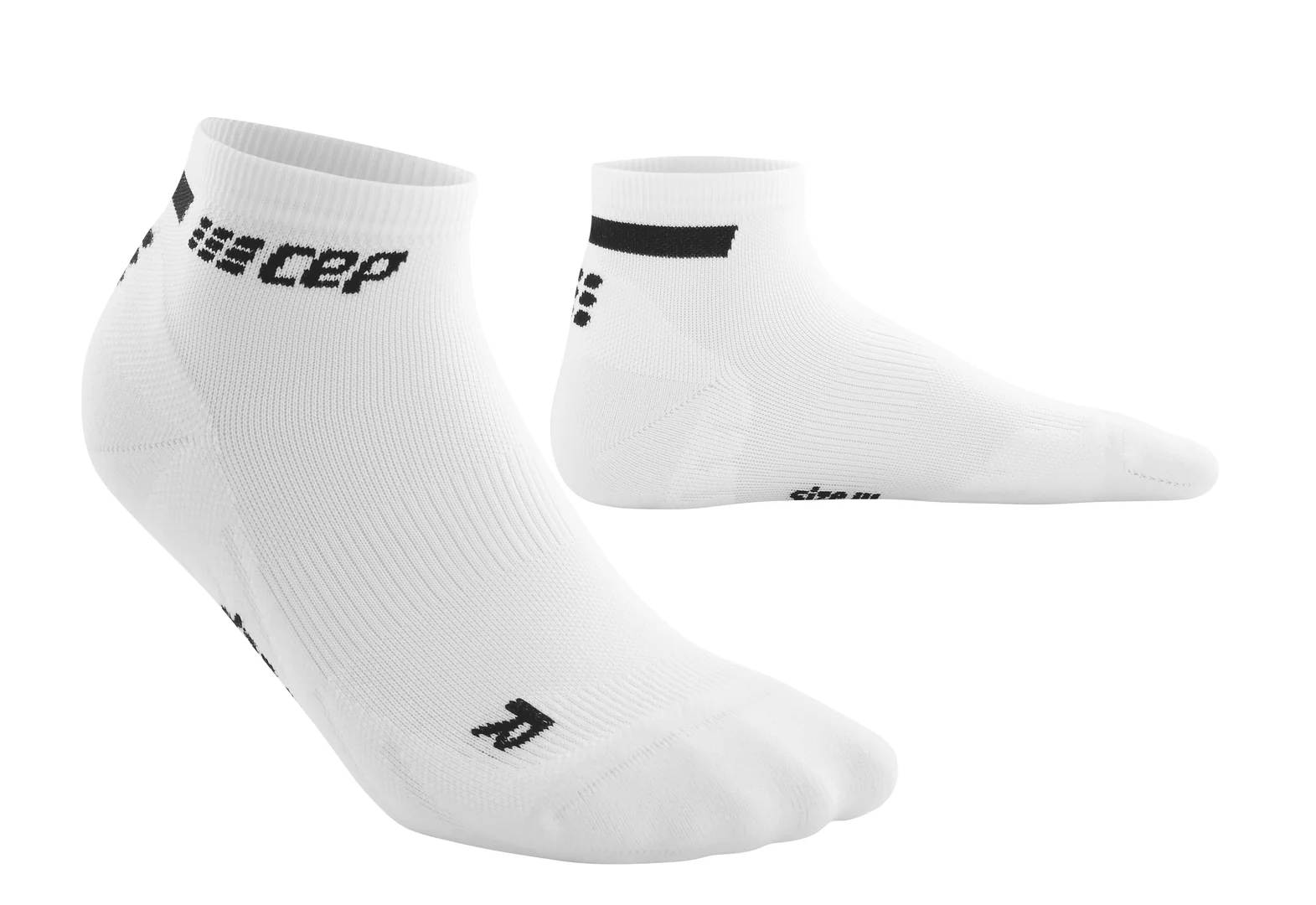 CEP Men's The Run Socks Low Cut V4 - White - Image 3