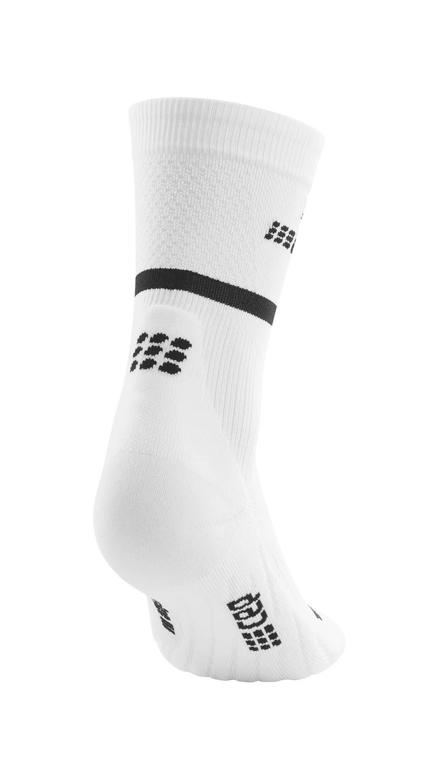 CEP Men's The Run Socks Mid-Cut V4 - White - Image 5