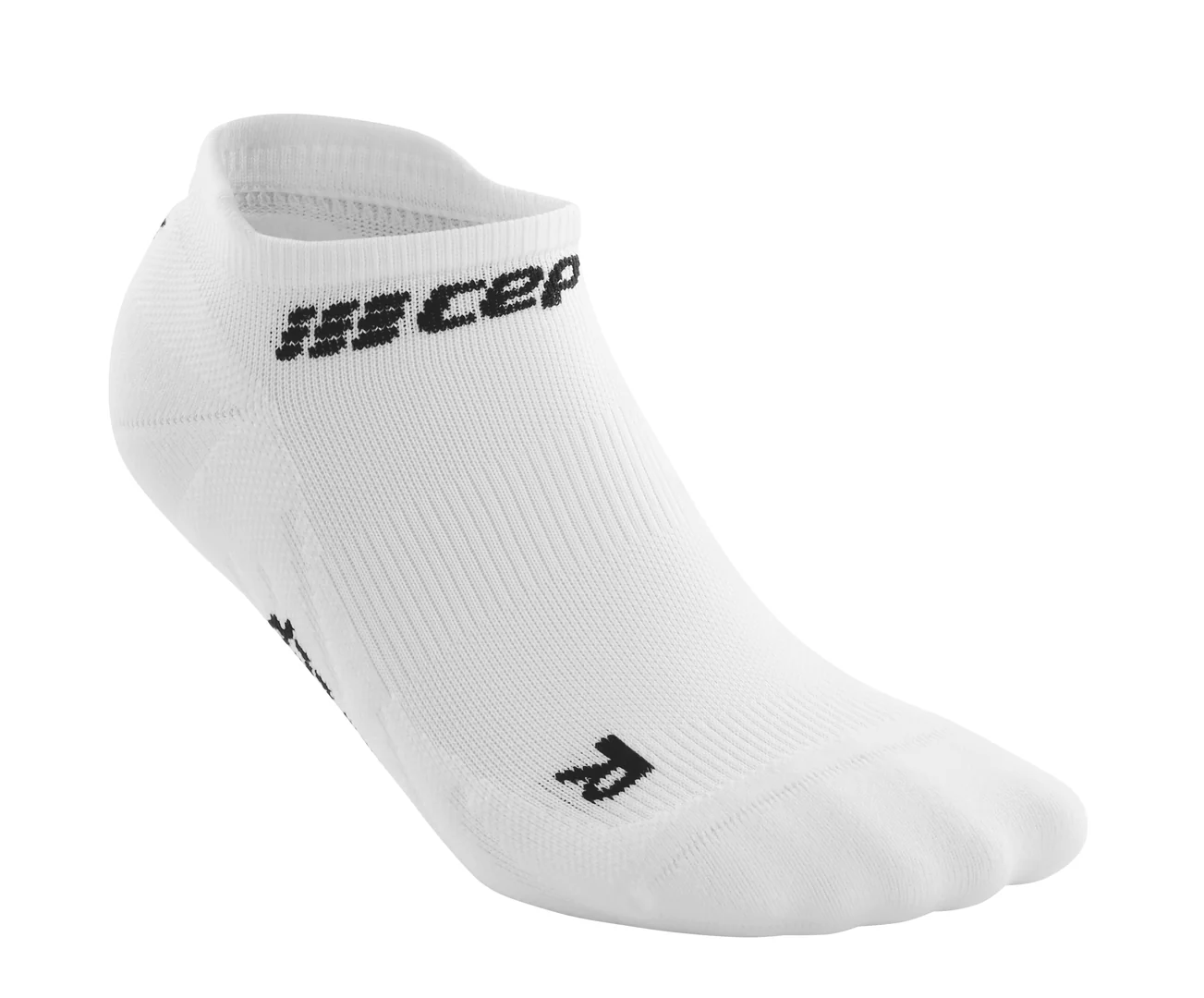 CEP Men's The Run Socks No Show V4 - White ( WP360R ) - Image 4