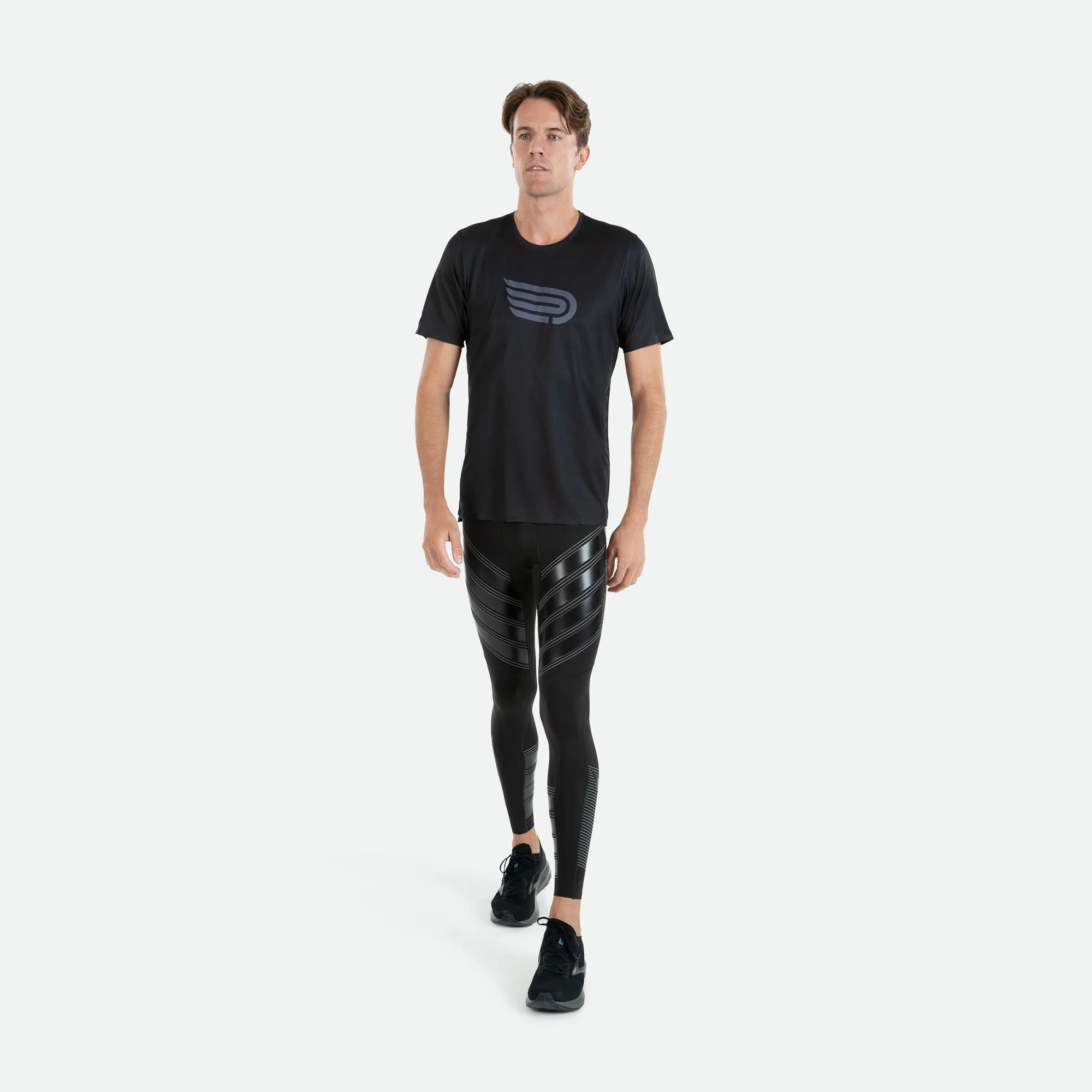 Pressio Men's Power Run Compression Tight - Image 4