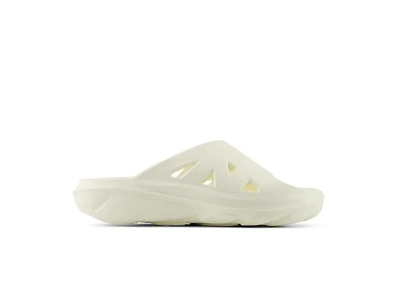 New Balance Unisex's Fresh Foam RCVRY Slide - Angora/Parchment - Image 5