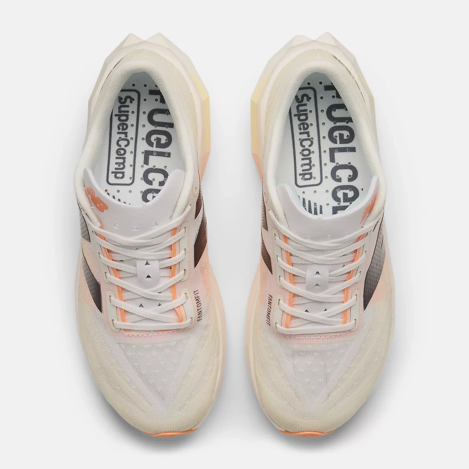 New Balance Women's Fuel Cell Super Comp Elite v4 - White/Angora/Hot Mango - Image 4
