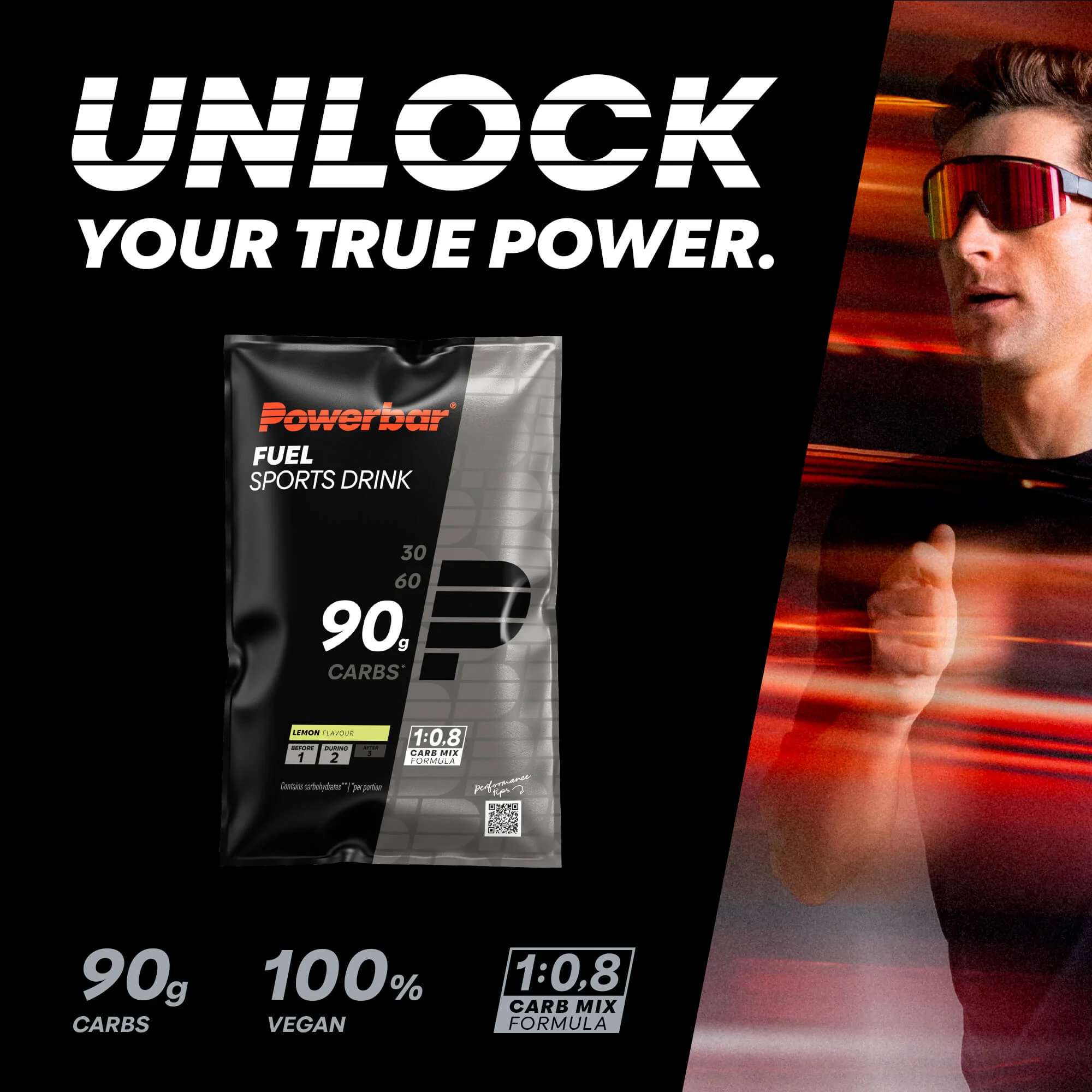 PowerBar Fuel 90 Sport Drink 94g - Lemon - Image 5