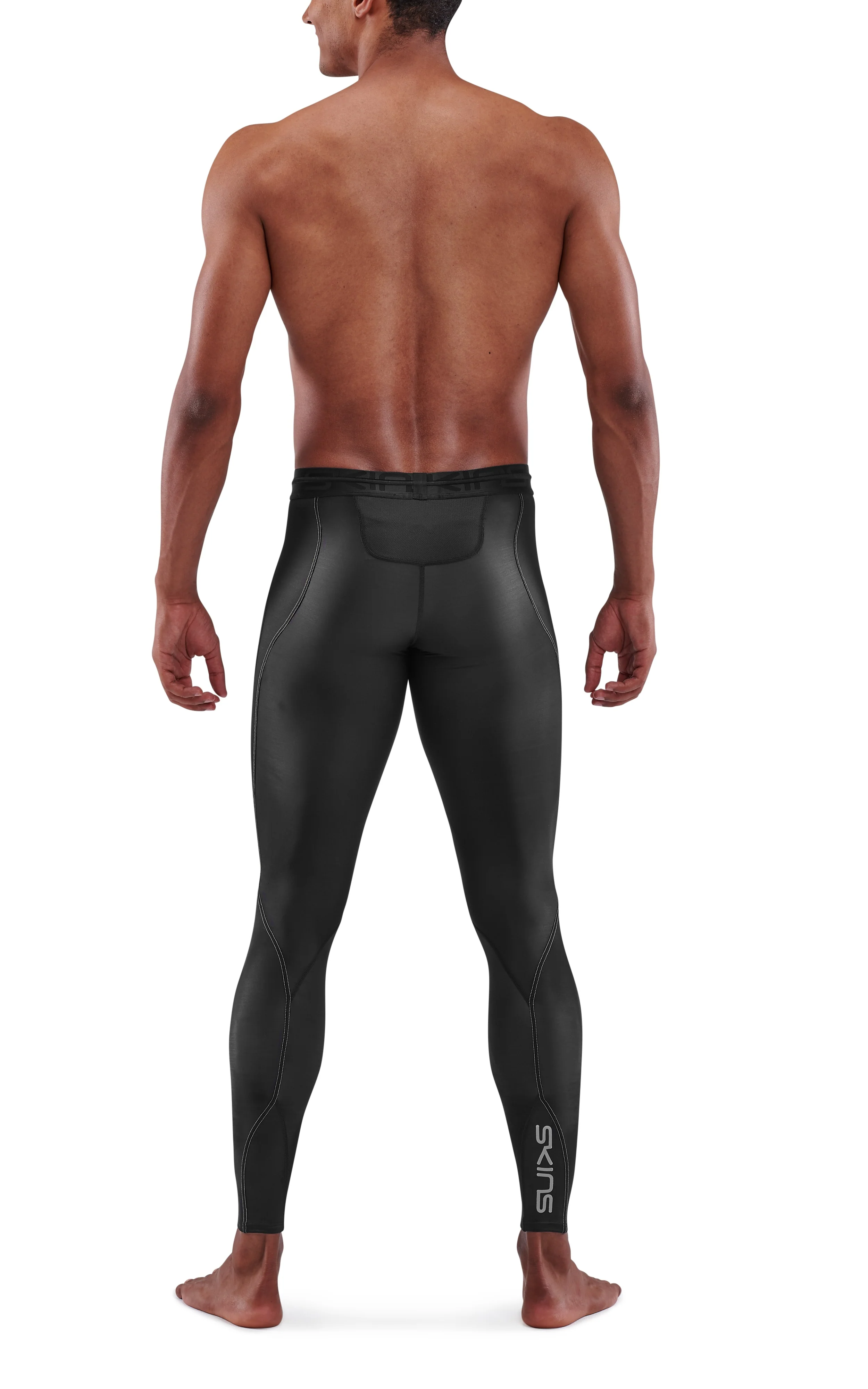 SKINS Men's Compression Long Tights 3-Series - Black - Image 3