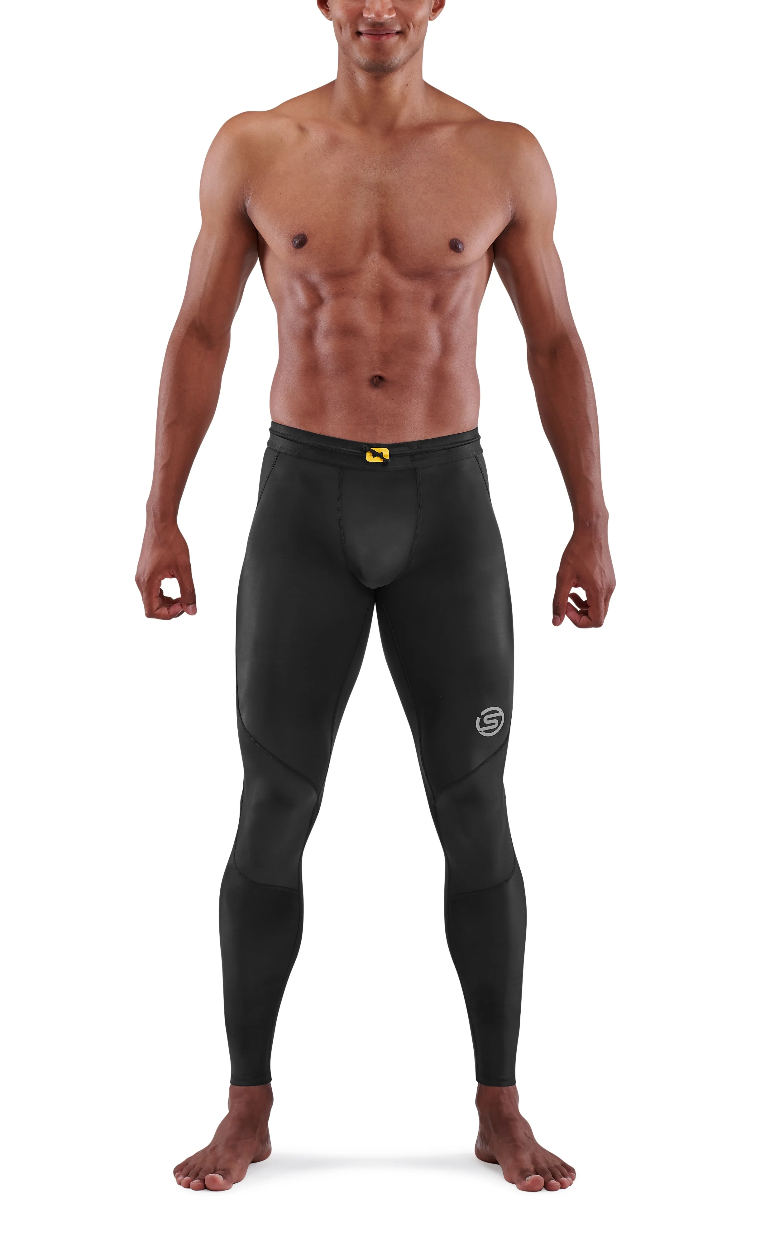 SKINS Men's Compression Long Tights 3-Series - Black - Image 4
