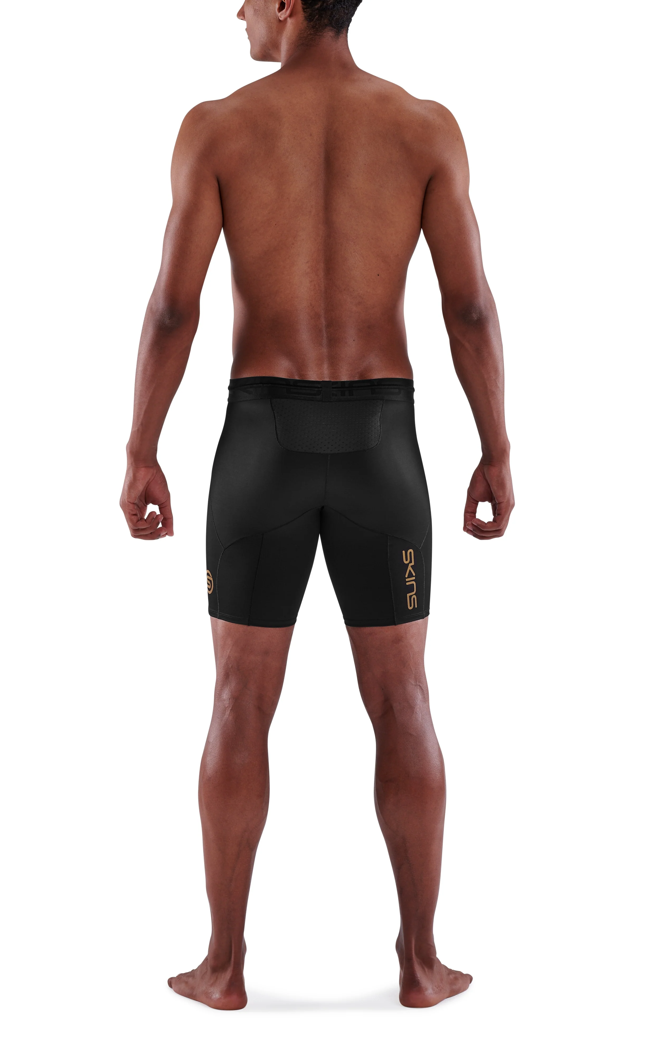 SKINS Men's Compression Powershorts 5-Series - Black - Image 3