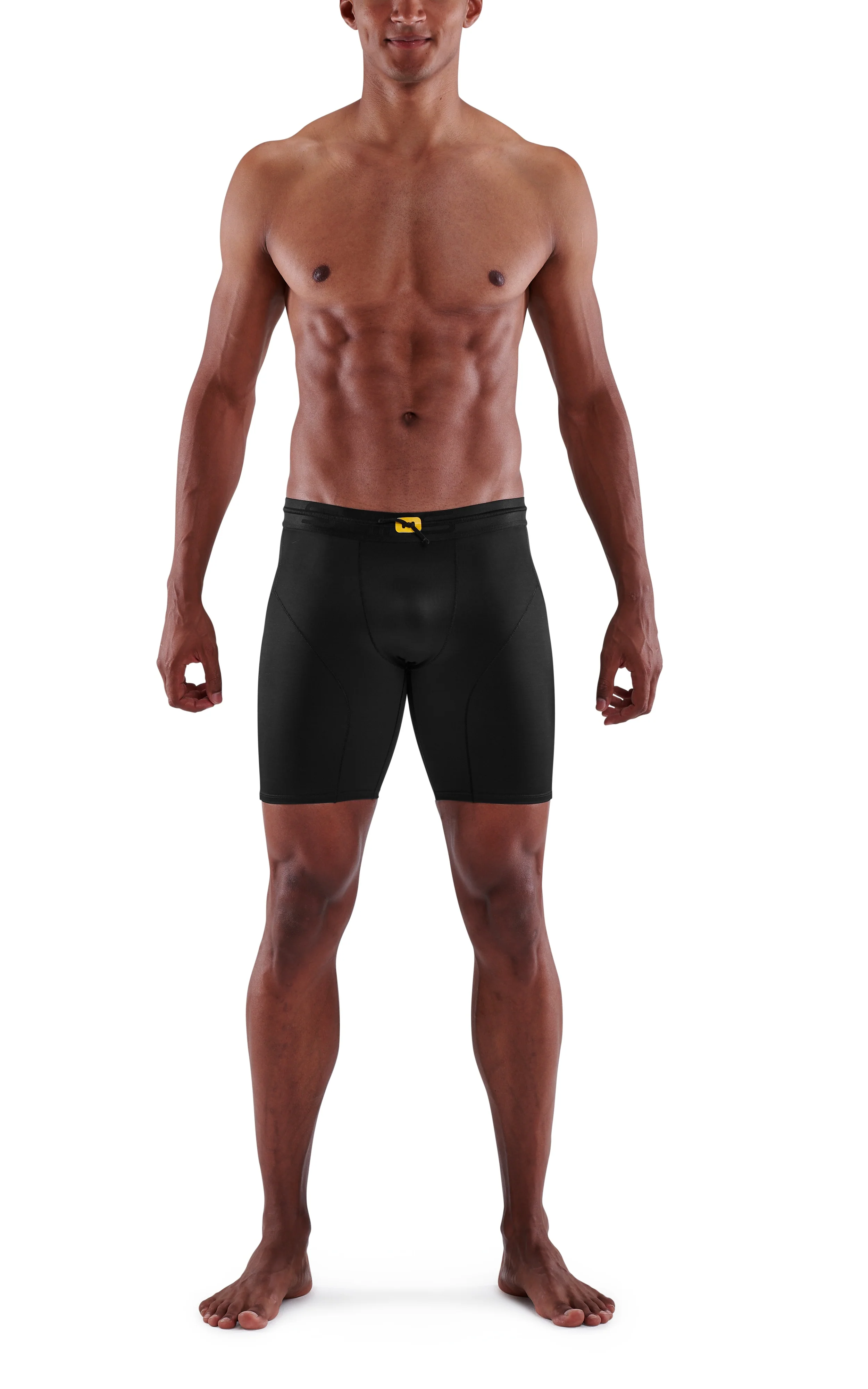 SKINS Men's Compression Powershorts 5-Series - Black - Image 4