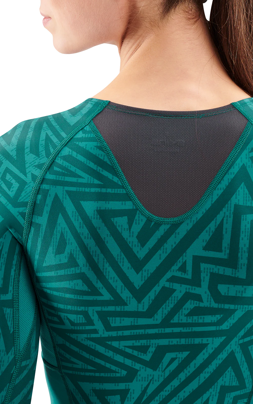 Skins Women's Compression Long Sleeve Tops 3-Series - Lt. Teal Angle - Image 5