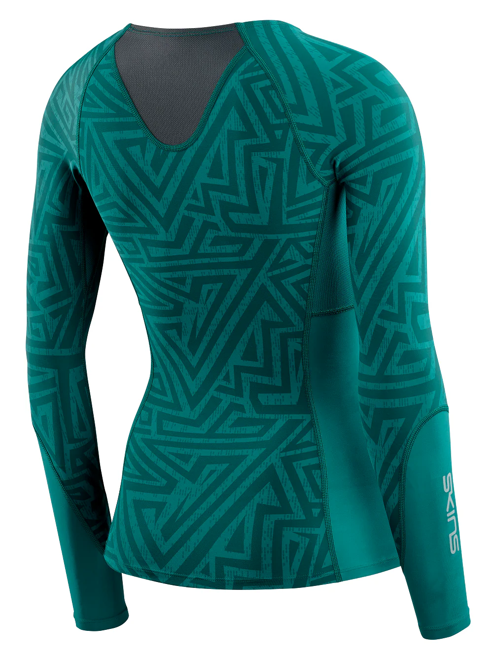 Skins Women's Compression Long Sleeve Tops 3-Series - Lt. Teal Angle - Image 7