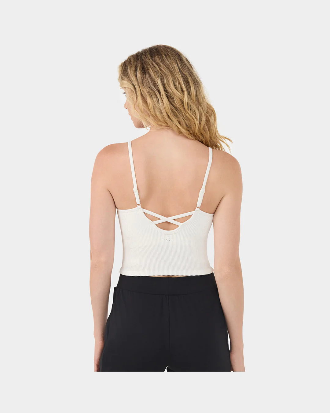 TAVI Adjustable Seamless Rib Tank - Coconut - Image 3