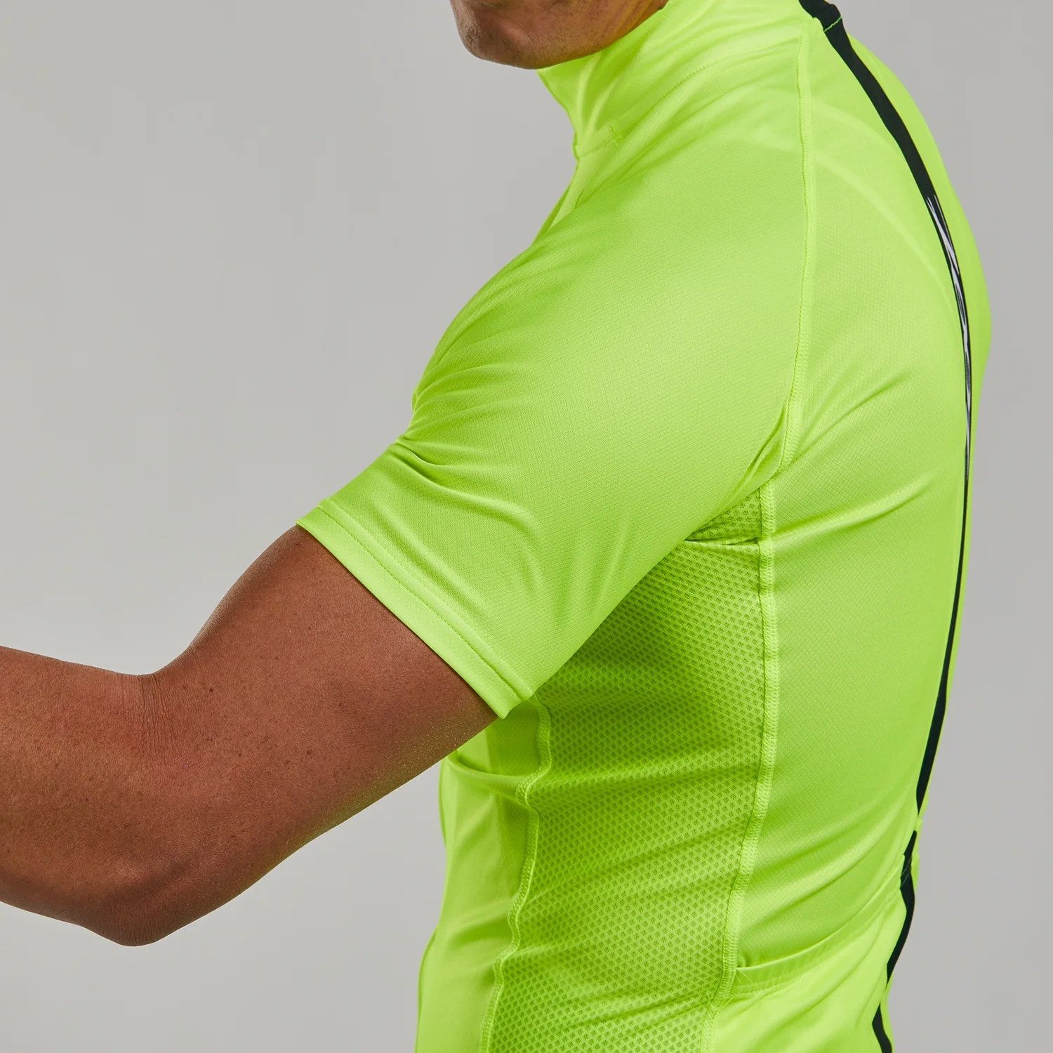 ZOOT MEN'S CYCLE CORE JERSEY - SAFETY YELLOW - Image 3