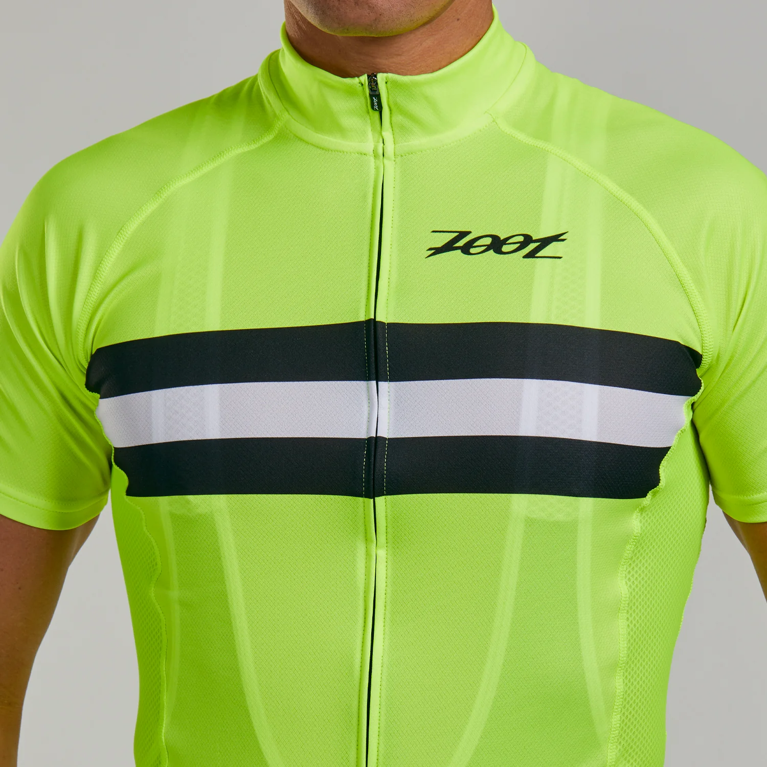 ZOOT MEN'S CYCLE CORE JERSEY - SAFETY YELLOW - Image 5