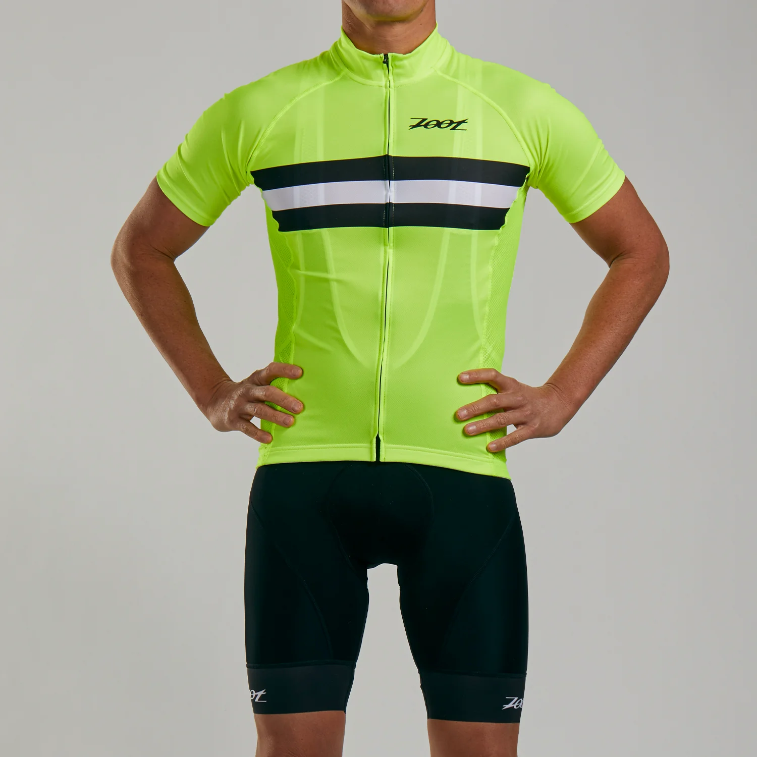 ZOOT MEN'S CYCLE CORE JERSEY - SAFETY YELLOW - Image 8